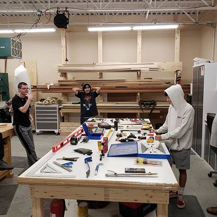 Flexibility Photo Our CTE Classroom!